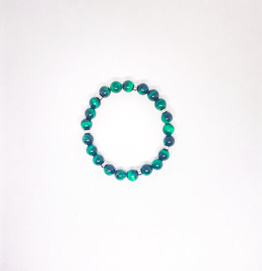 Sten - Armband | Grön & Svart