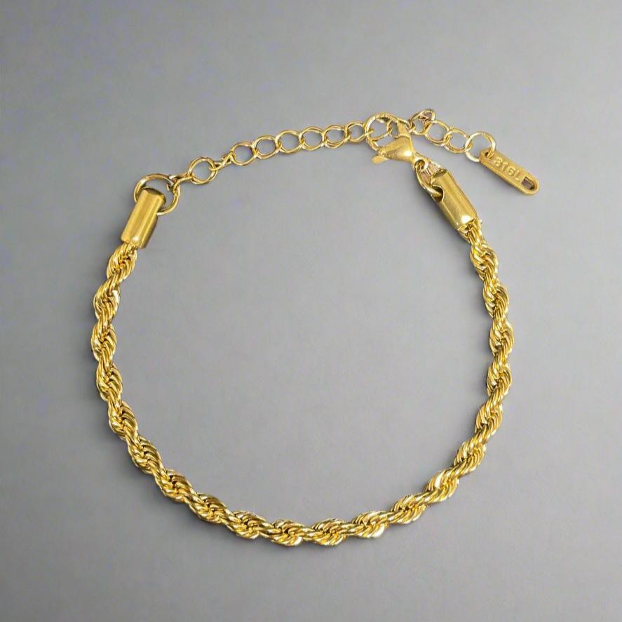 Cordell-Armband | Guld 4-5 mm