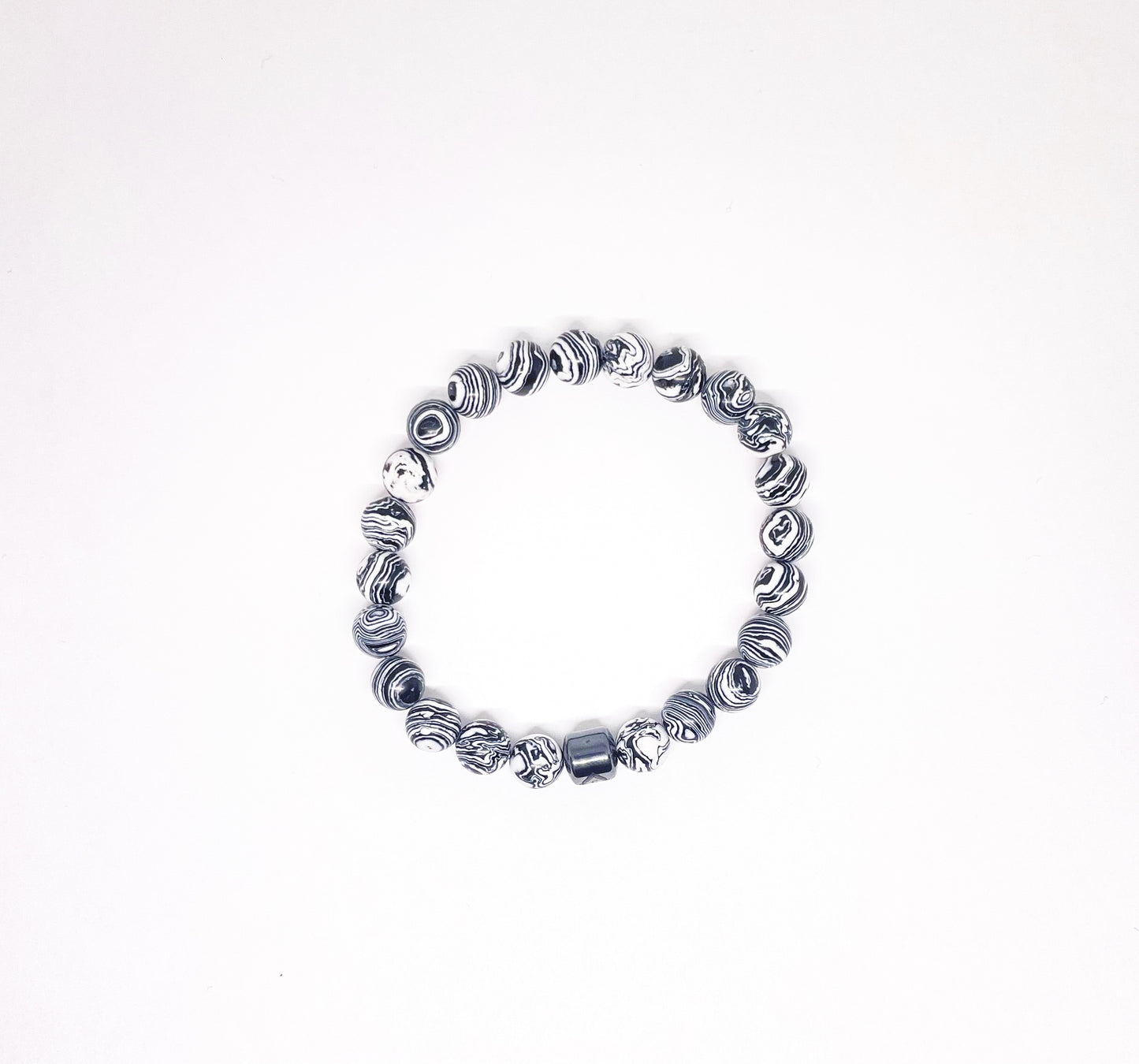 Marmor-Armband | Zebra