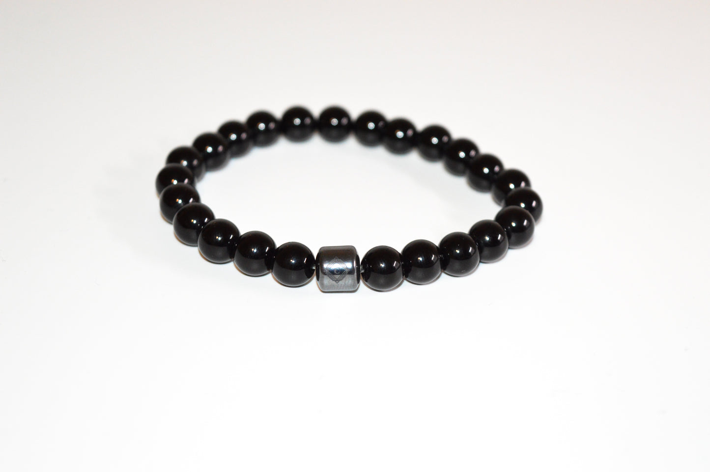 Marmor-Armband | Obsidian