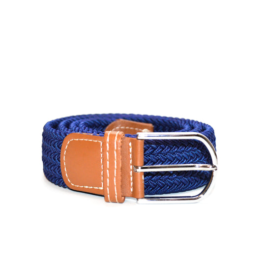 Flätat Bälte - Blå