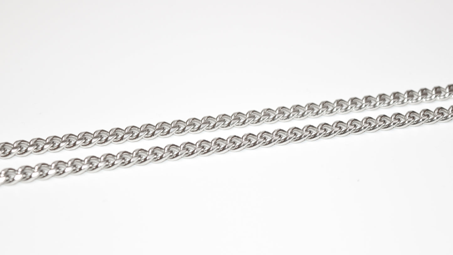 Kedjehalsband | 3,5-5 mm Silver