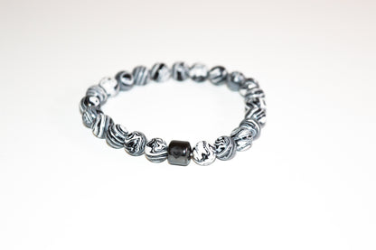 Marmor-Armband | Zebra