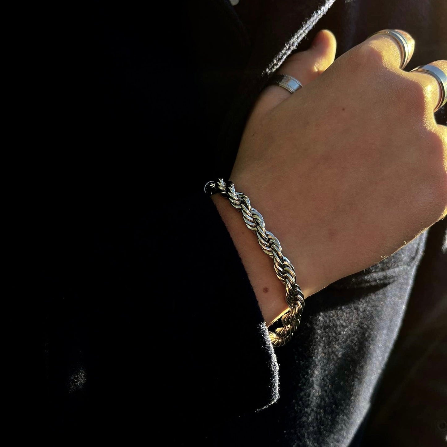 Cordell-Armband | Silver 8mm