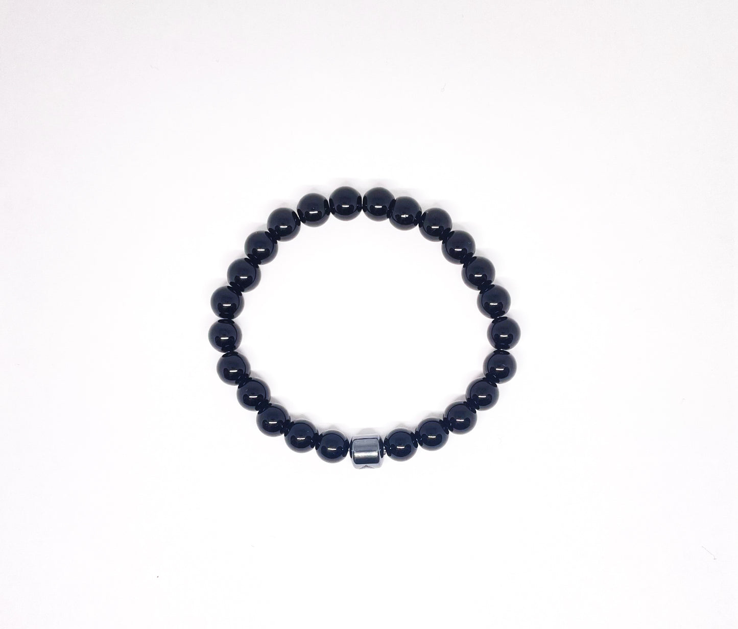 Marmor-Armband | Obsidian