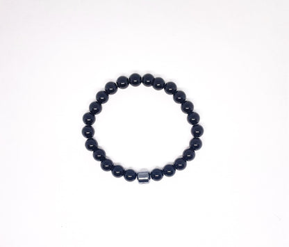 Marmor-Armband | Obsidian
