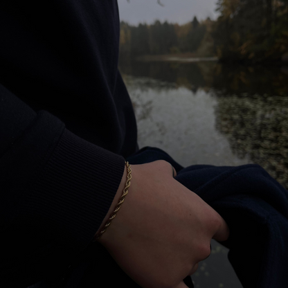 Cordell-Armband | Guld 4-5 mm