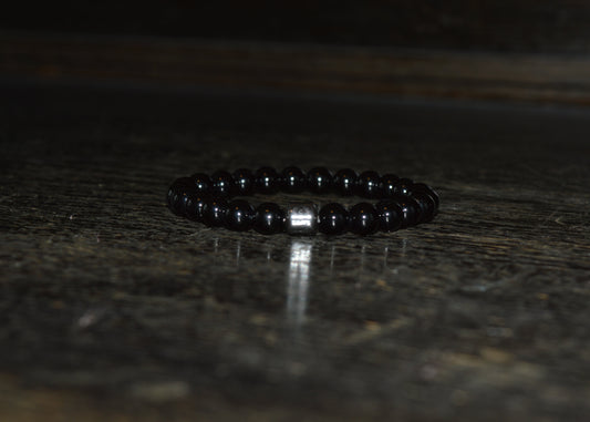 Marmor-Armband | Obsidian