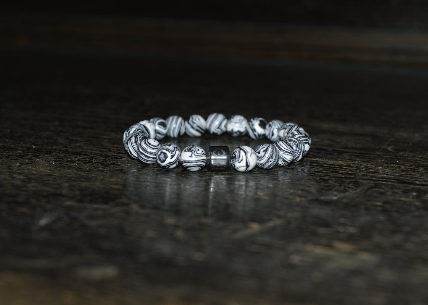 Marmor-Armband | Zebra