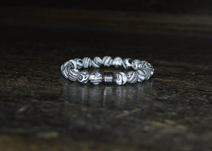 Marmor-Armband | Zebra
